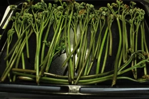 わらび　アク抜き