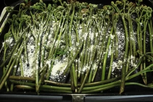 わらび　アク抜き